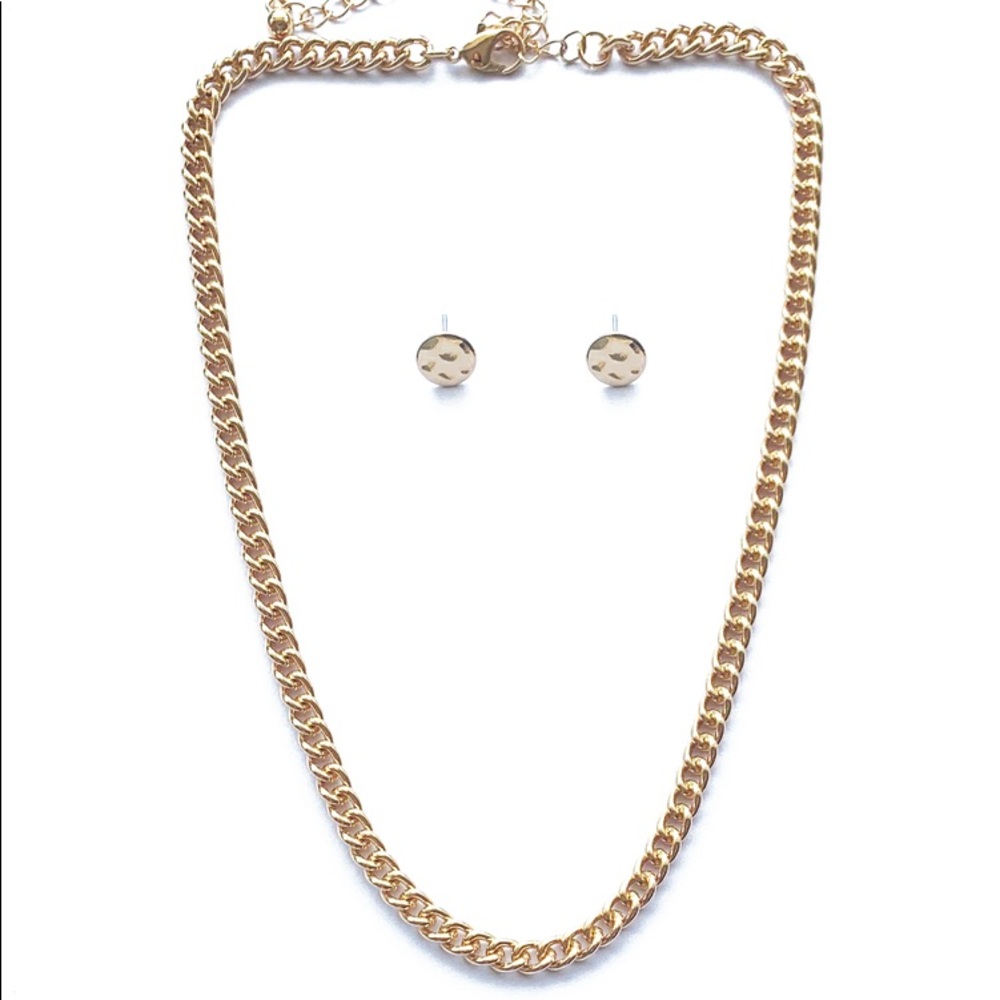Violet Harper Elana Link Necklace and Earring Set